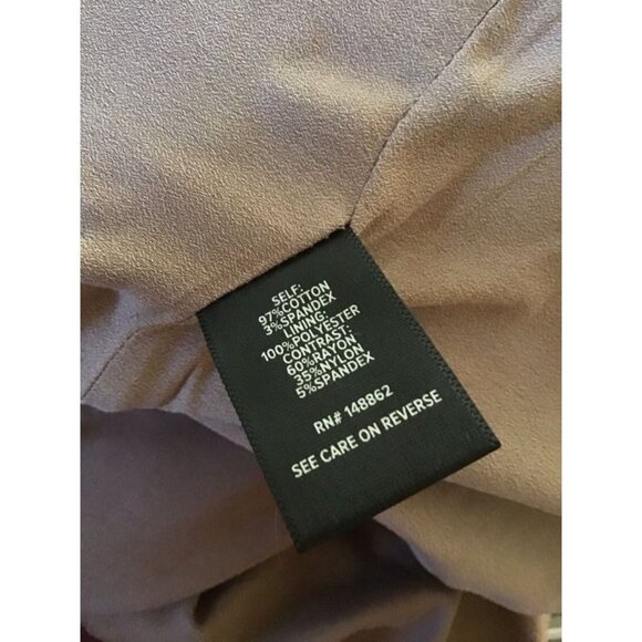 Loft Suit Jacket Blazer Women's 10 Blue Shoulder Pads Long Sleeve Button Short - Picture 9 of 13